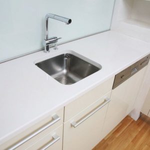 Crystal Polar White från Technistone är en myckke vacker material för köket 2